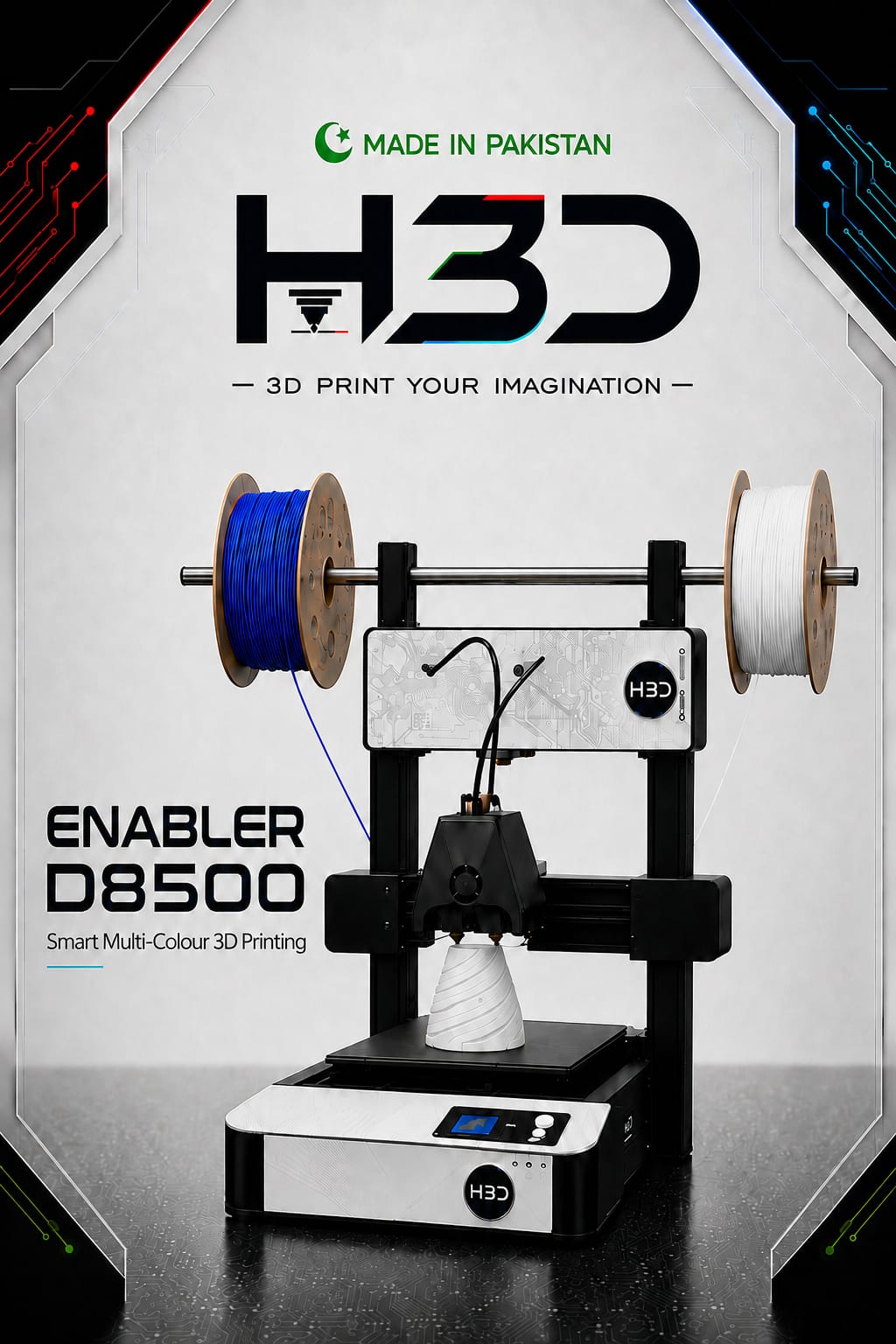 H3D Enabler D8500 3D printer